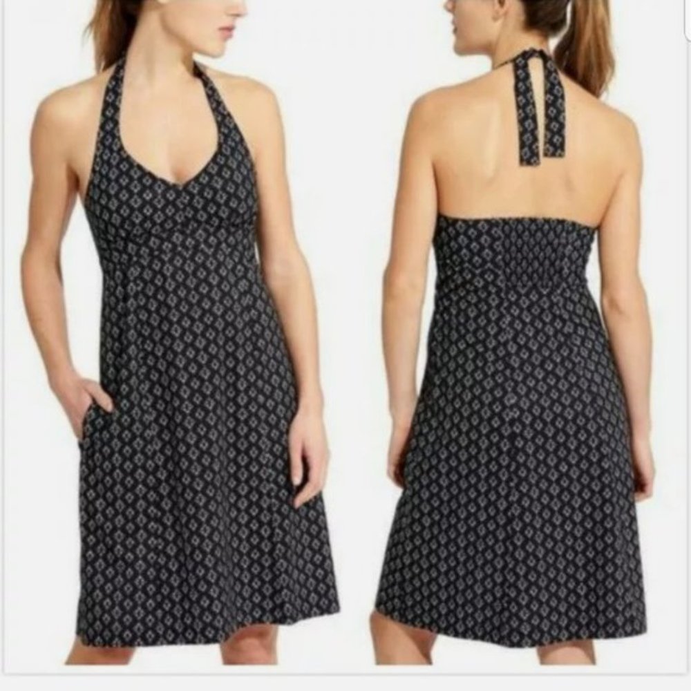 Athleta Pack Everywhere Halter Black Dress 2
